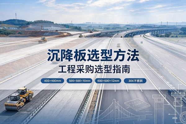 勐腊沉降板选择方法