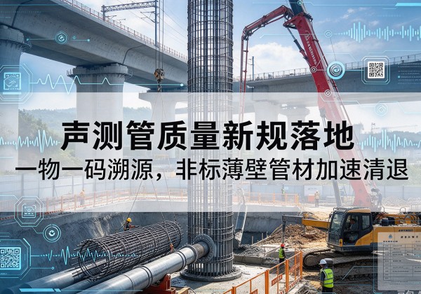勐腊声测管质量新规落地，一物一码溯源，非标薄壁管材加速清退