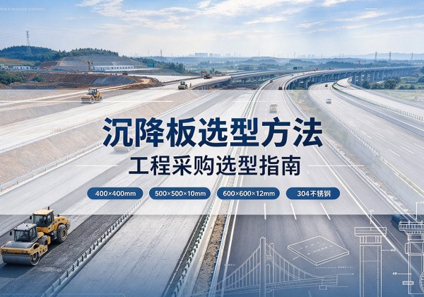 勐腊沉降板选择方法