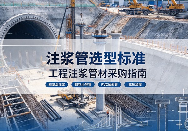 勐腊注浆管选型标准
